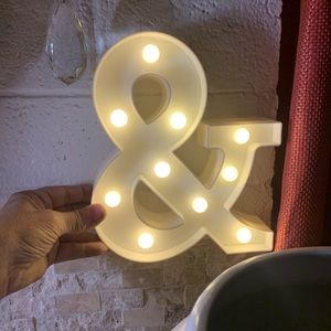 & Ampersand Light Up Sign